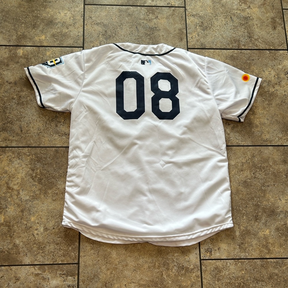 Devil Rays White Baseball Reversible Jersey - image 7